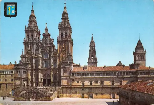 BR90998 santiago de compostela catedral spain plaza del obradoiro