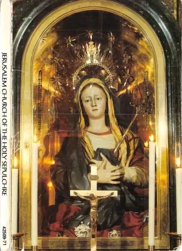 B75493 der kleine Altar namens Stabat Maten Jerusalem Israel