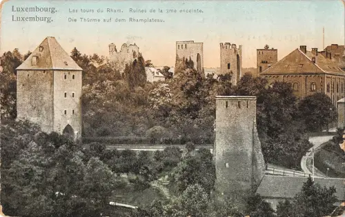 BR55351 Die Thurme auf dem Rhamplateau Luxembourg luxembourg