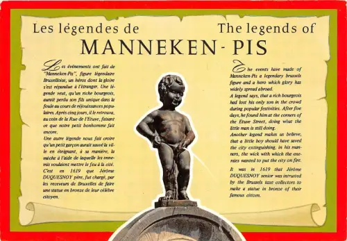 B52526 Bruxelles manneken Pis belgium