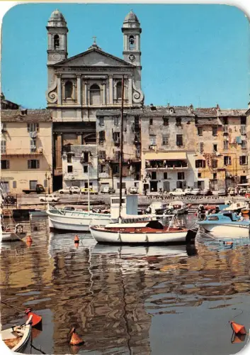 BR375 Frankreich La Corse Bastia Boote Bateaux Panorama