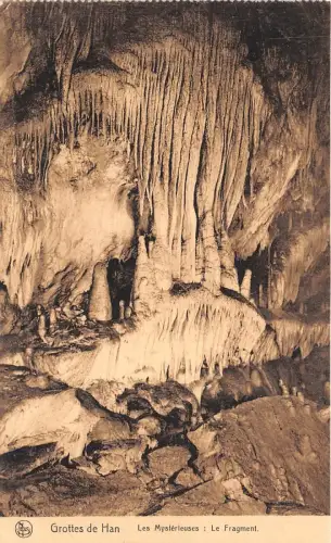 B58668 Le Fragment Les Mysterieuses grottes de Han belgium