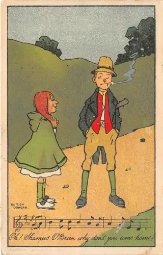 br106705 o brien why dont you come home comic humor signiert Hamish Duncan