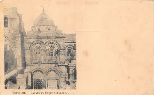 uk41770 facade du saint sepulcre jerusalem israel