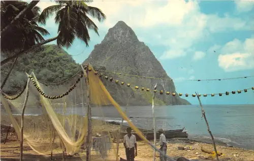 uk41799 petit piton st lucia west indies carribean