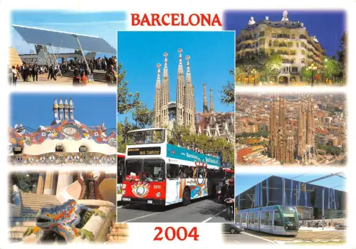 B52421 Barcelona Bus Autobus Spanien