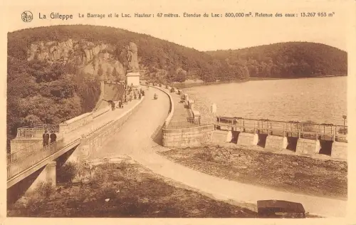BR55987 Le barrage et le lac La Gileppe belgium 4