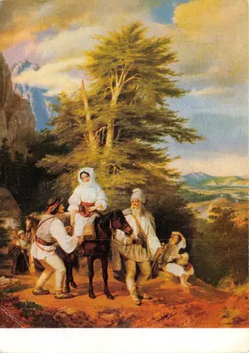 B43725 Peintures and Tableaus Paints Barabas Miklos Roumanien Familienpostkarte