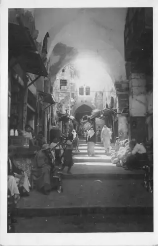 Lot244 Straße der Ketten Jerusalem Israel Echtfoto Typen