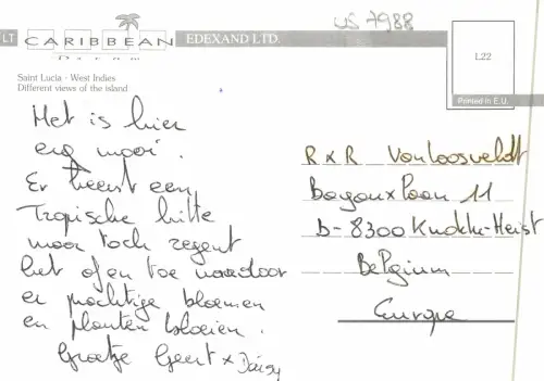 us7988 west indies st lucia Caribbean Sea