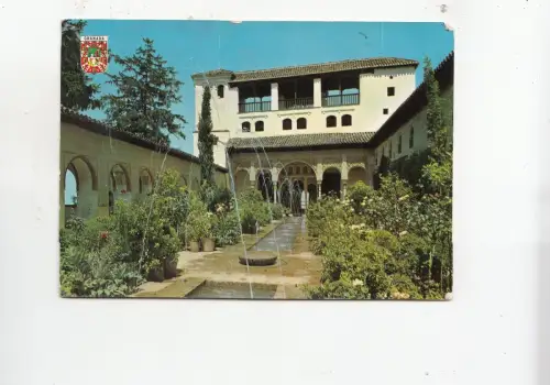 BF29724 Granada Generalife Spanien Vorder-/Rückseite Bild
