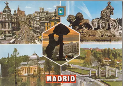 BF22935 Madrid Spanien Front/Back Bild