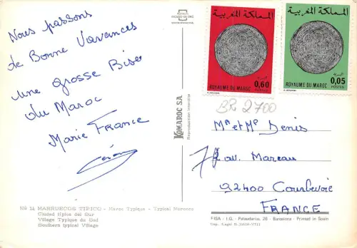 BR2700 Marruecos Tipico Maroc Village typique du Sud morocco
