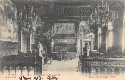 BR32302 Anvers La salle de mariages belgien