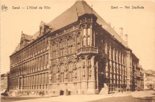 B74837 l hotel de ville gand gent belgium