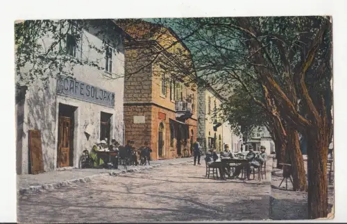 B77835 trebinje babicev trg s kafanom suljak bosnia scan front/back image