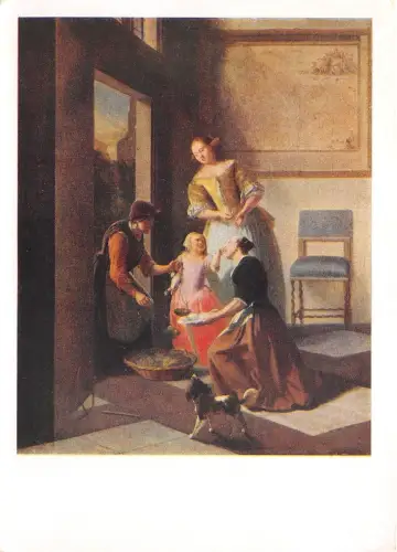 BR12721 Gemälde Postkarte Russland