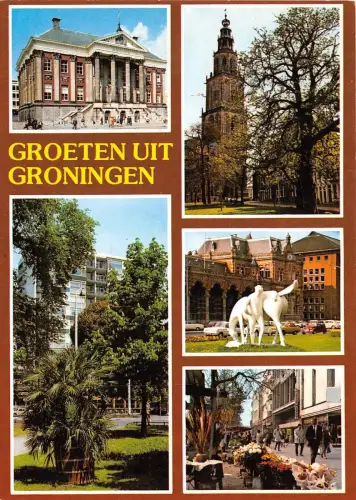 BG5434 groeten uit groningen niederlande
