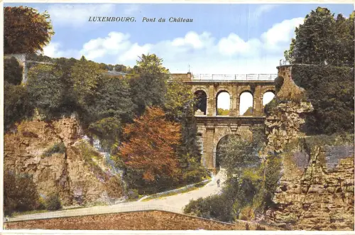 Br35725 Luxembourg Pont du Chateau luxembourg