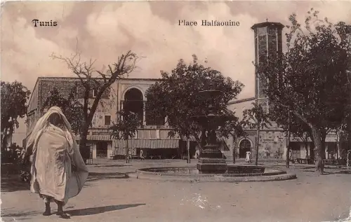 BF35791 Tunesien Platz Halfaouine Typen Algerien Front/Back Scan