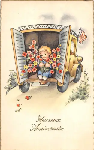 BR57634 heureux anniversaire Lackbilder Kinderkind