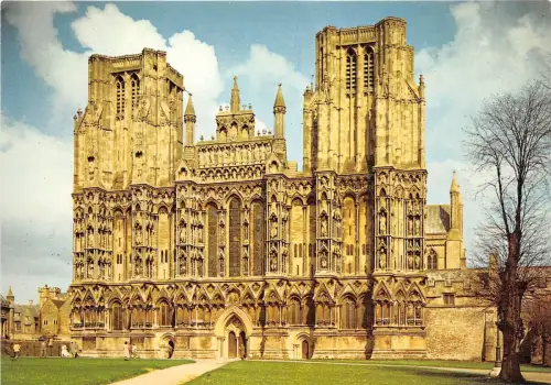B87854 wells cathedral somerset uk
