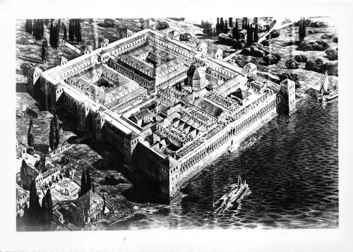 B67882 Kroatien Split Panorama