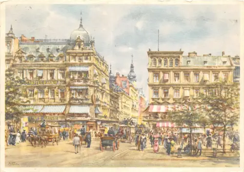 Lot204 deutschland berlin postkarte gemälde