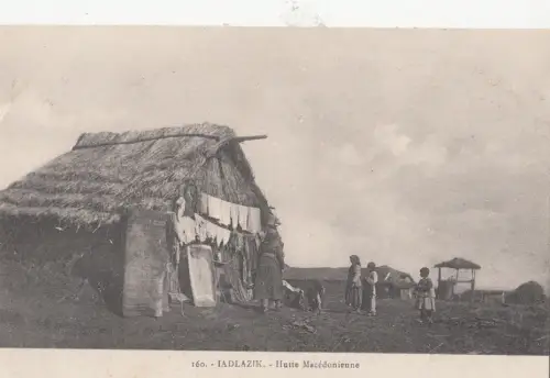 B79252 iadlazik hutte macedonienne types macedonia front/back image