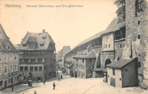 BR41704 Albrecht Dürer Haus und Thiergartnerthor Nürnberg Germany