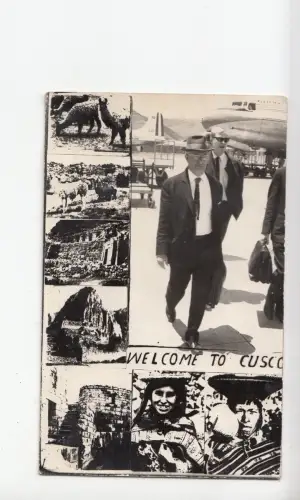 B78557 welcome to cusco peru scan front/back image