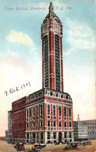 br105576 Sängergebäude Broadway New York