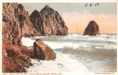 br105640 sugar loaf and surf avalon santa catalina island california