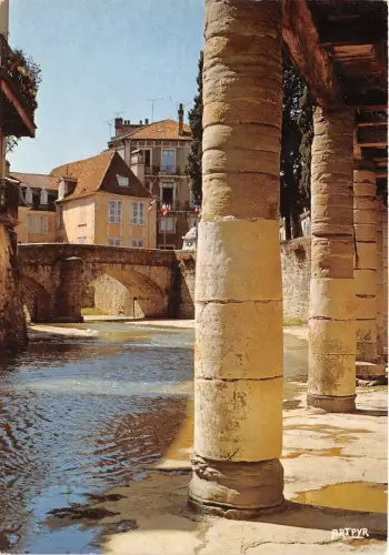 BR9065 Salies de Bearn Le saleys les Colonnes et le Pont france