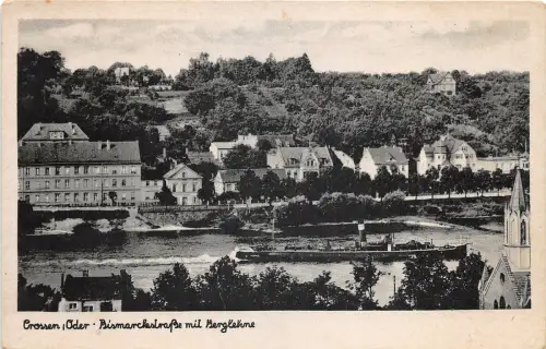 Lot128 Crossen oder Deutschland oder Bismarckstraße mit Bergkehne Schiff