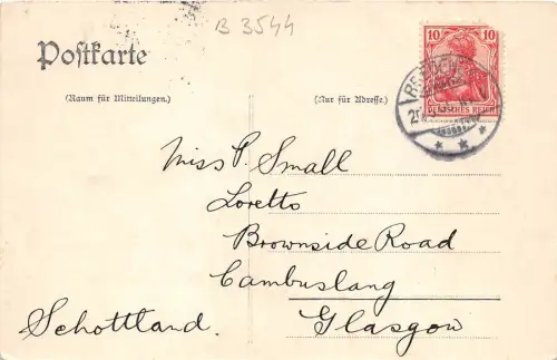 B3544 Germany Essen a Ruhr Front/Back Scan