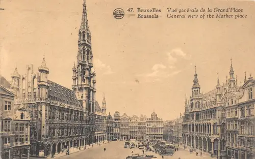 BR32153 Bruxelles Vue generale Grand Place belgium