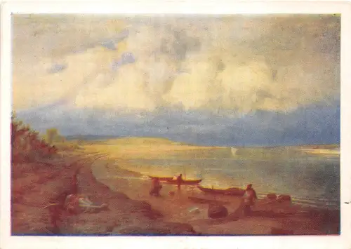 B74913 a Wassilew Russland Gemälde Kunst