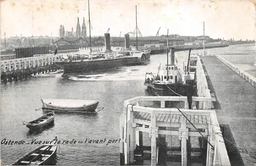BR32385 Ostende Le port belgien
