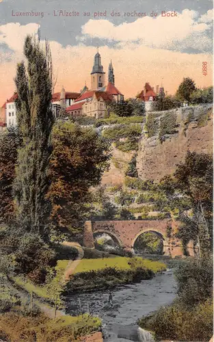Br35693 Luxembourg L Alzette au pied des rochers du Bock luxembourg