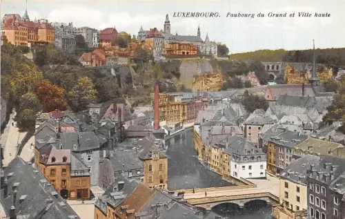Br35700 Luxembourg Faubourg du Grand et Ville haute luxembourg