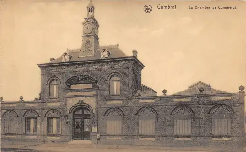BF34572 cambrai la chambre de commerce belgium front/back scan