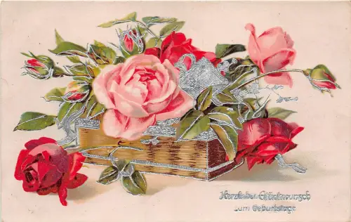 BG14815 Rose Blume Geburtstag Germany