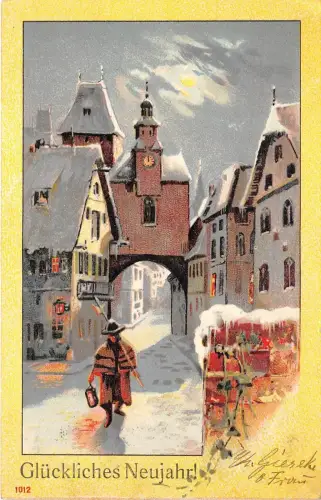 BG8770 Winterlandschaft Neujahr Neujahrsgrüße Deutschland