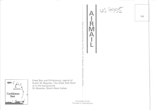 us7995 philipsburg dutch west indies sint maarten Caribbean Sea