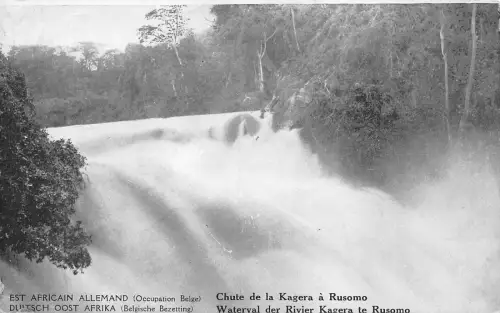 BF35879 Tansania Besetzung Belge Chute de la Kagera Front/Back Scan