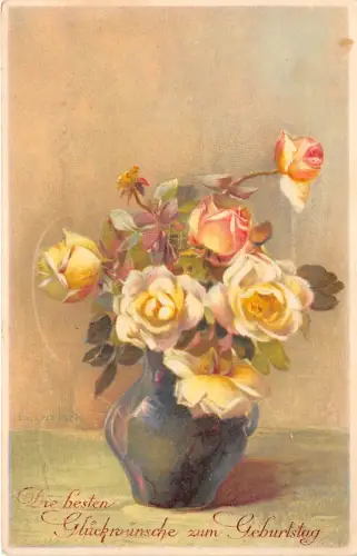 BG14946 Geburtstag Blume Rose Germany