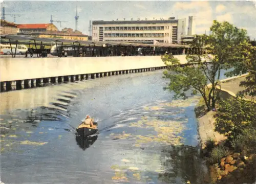 B47854 Riga Bus Terminal Autobus Boote Bateaux Litauen