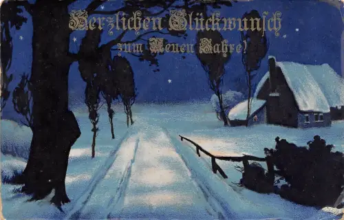 BG8693 Winterlandschaft Neujahr Neujahrsgrüße Deutschland