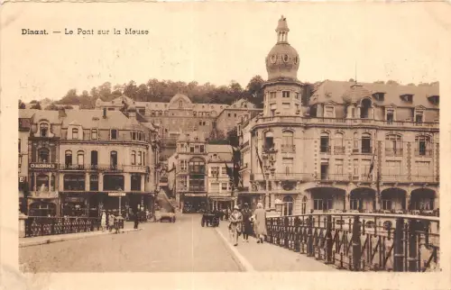Br35148 Dinant Le post sur la Meuse belgium